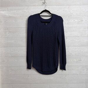 Calvin Klein Women’s Navy Blue Cable Knit Sweater. Size M